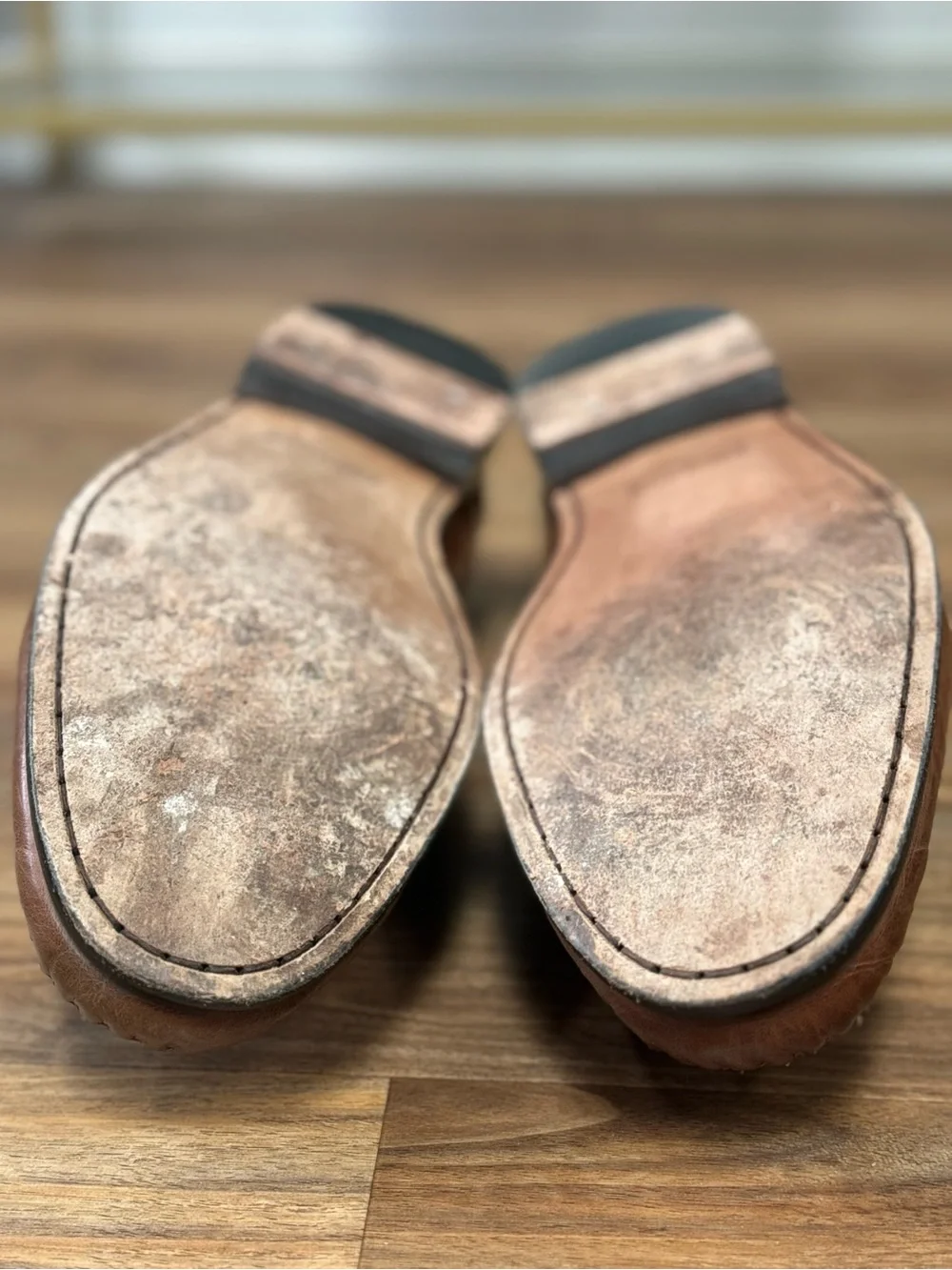 Johnston & Murphy Stanza II Tassel Loafers Men’s 13M Brown Leather Saddle Tan